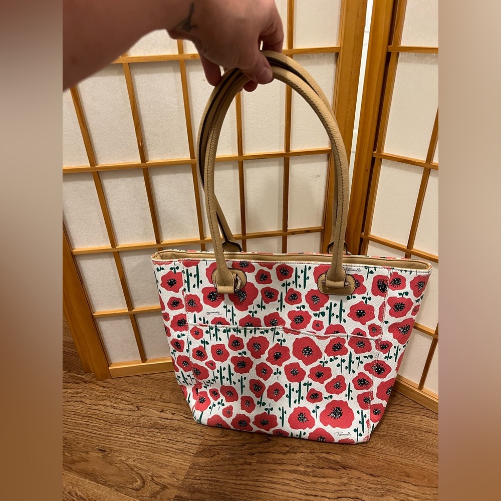 Tignanello Strawberry Poppy
Medium Handbag Tote Bag Purse - Picture 11 of 15